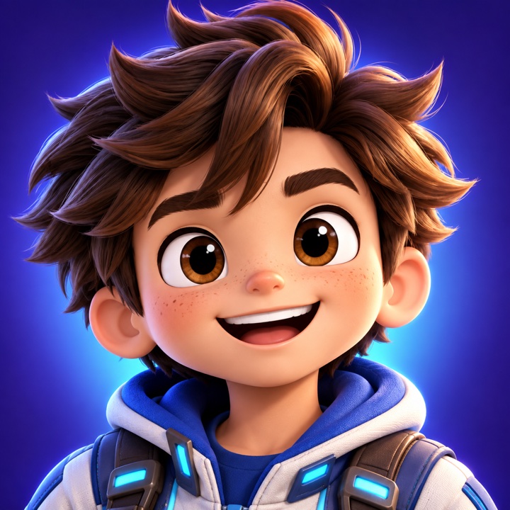 Portrait of Marko, the main hero of Markora.World