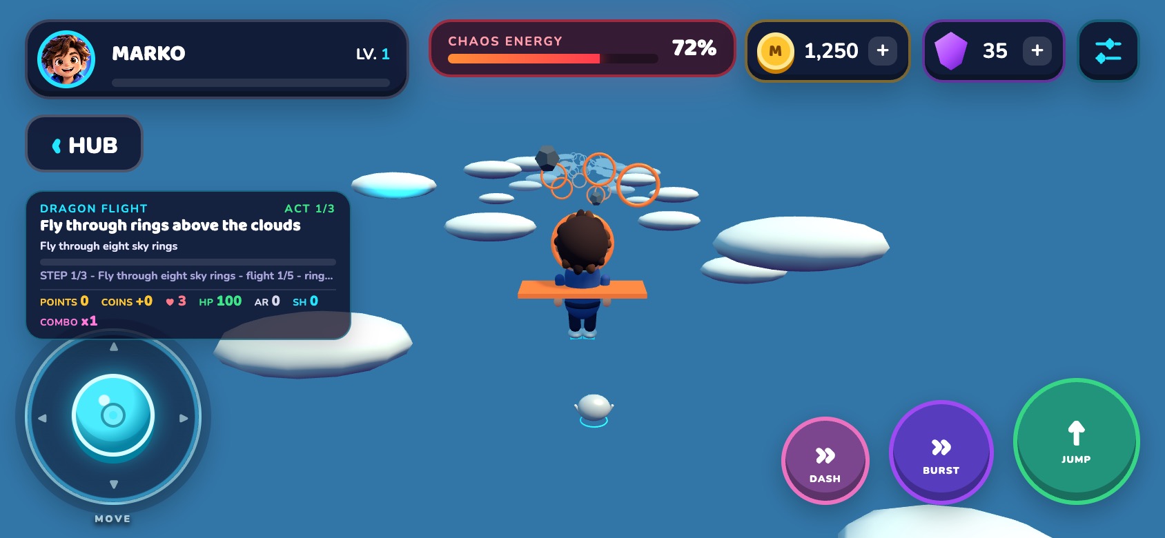 Dragon Flight: glide through the rings