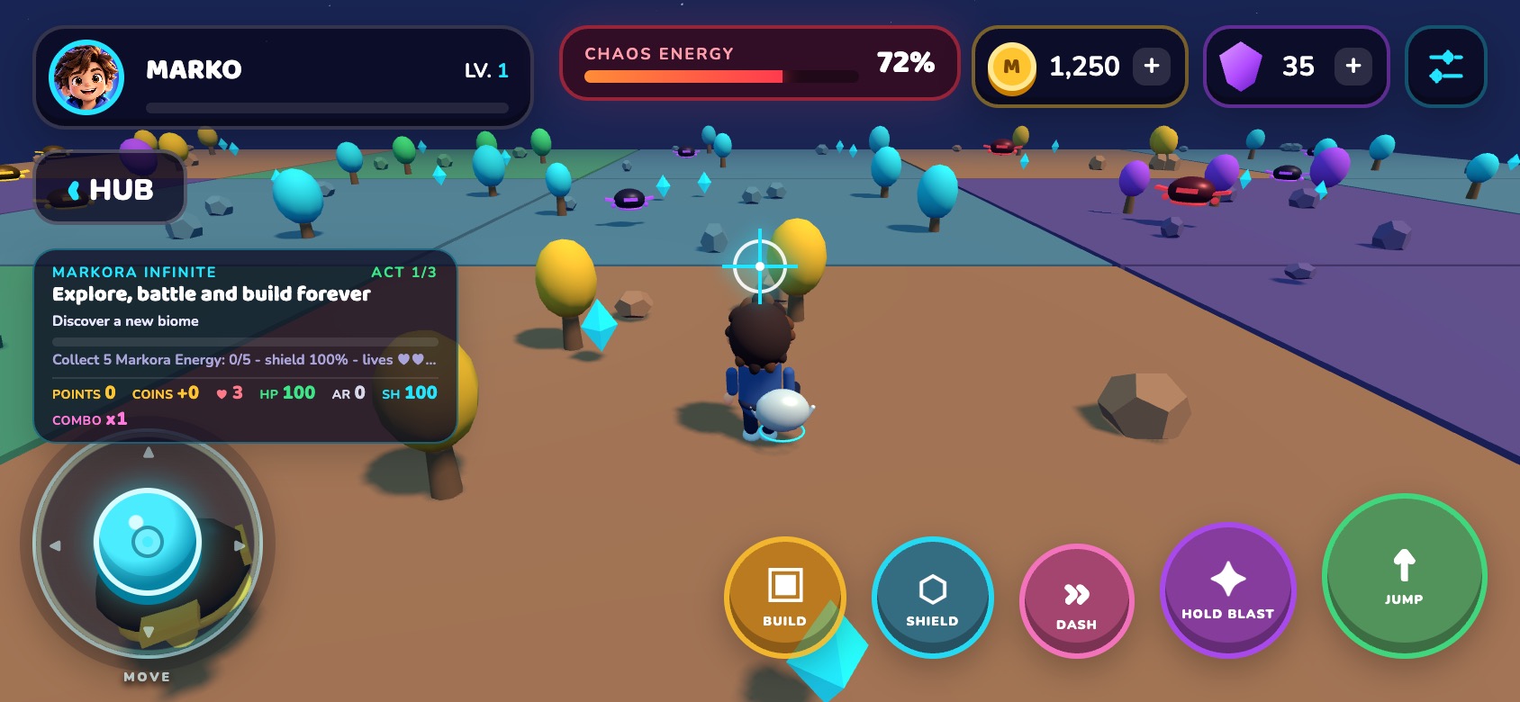 Markora Infinite: explore, battle and build